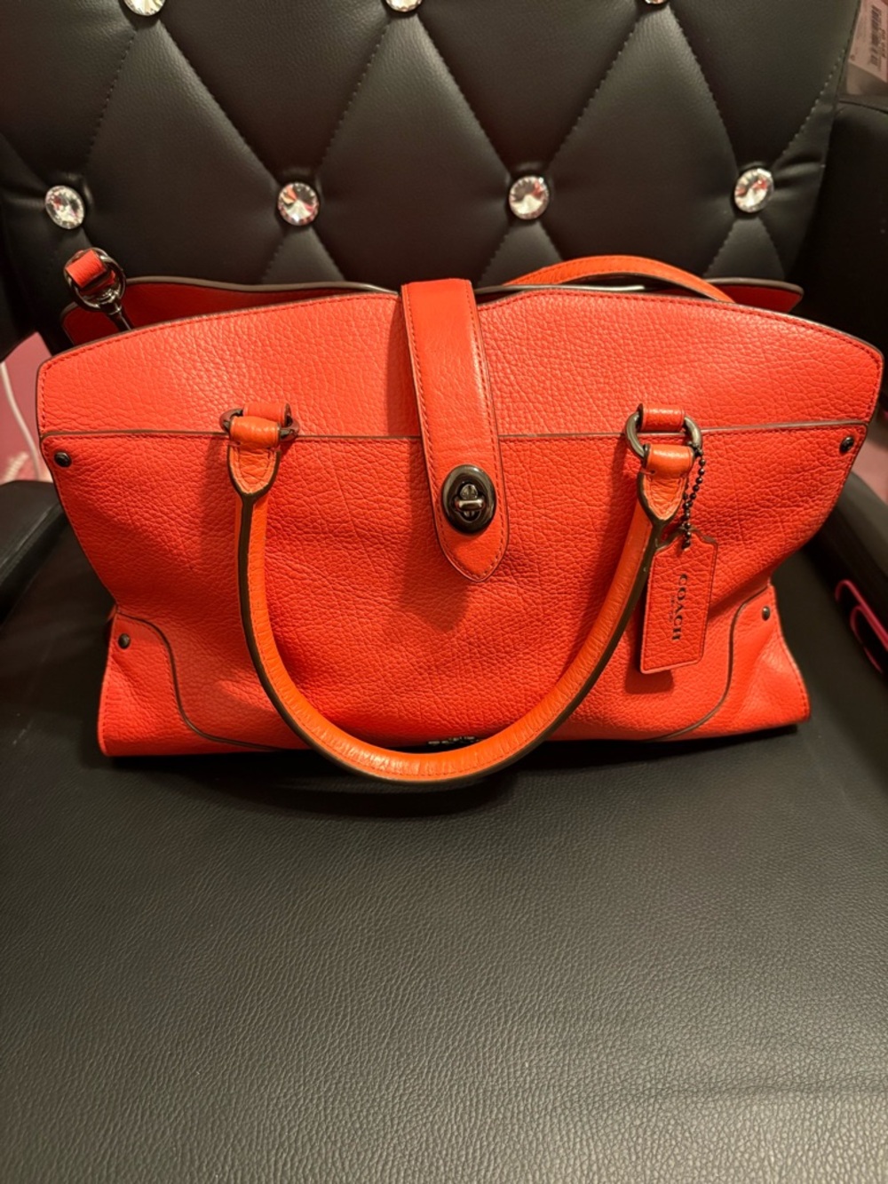 Coach Mercer 30 red orange